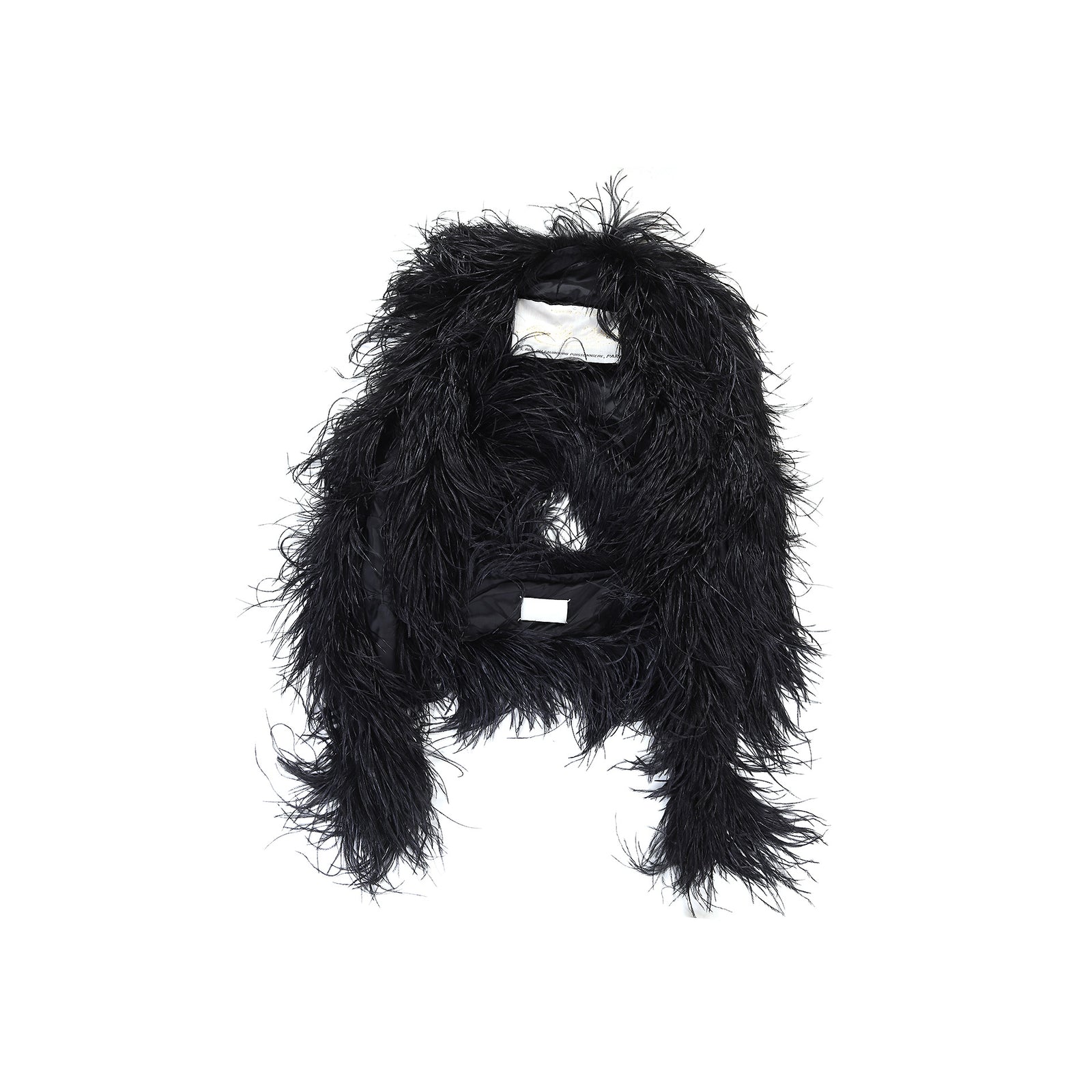 Maison Martin Margiela AW04 Modele Depose Ostrich Feather Vest