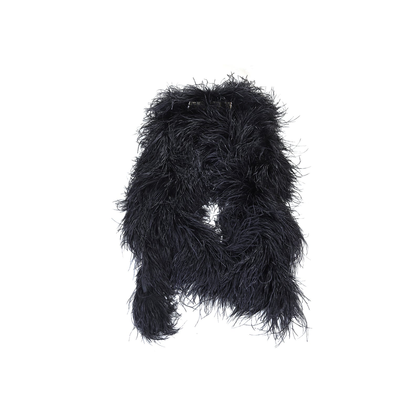 Maison Martin Margiela AW04 Modele Depose Ostrich Feather Vest