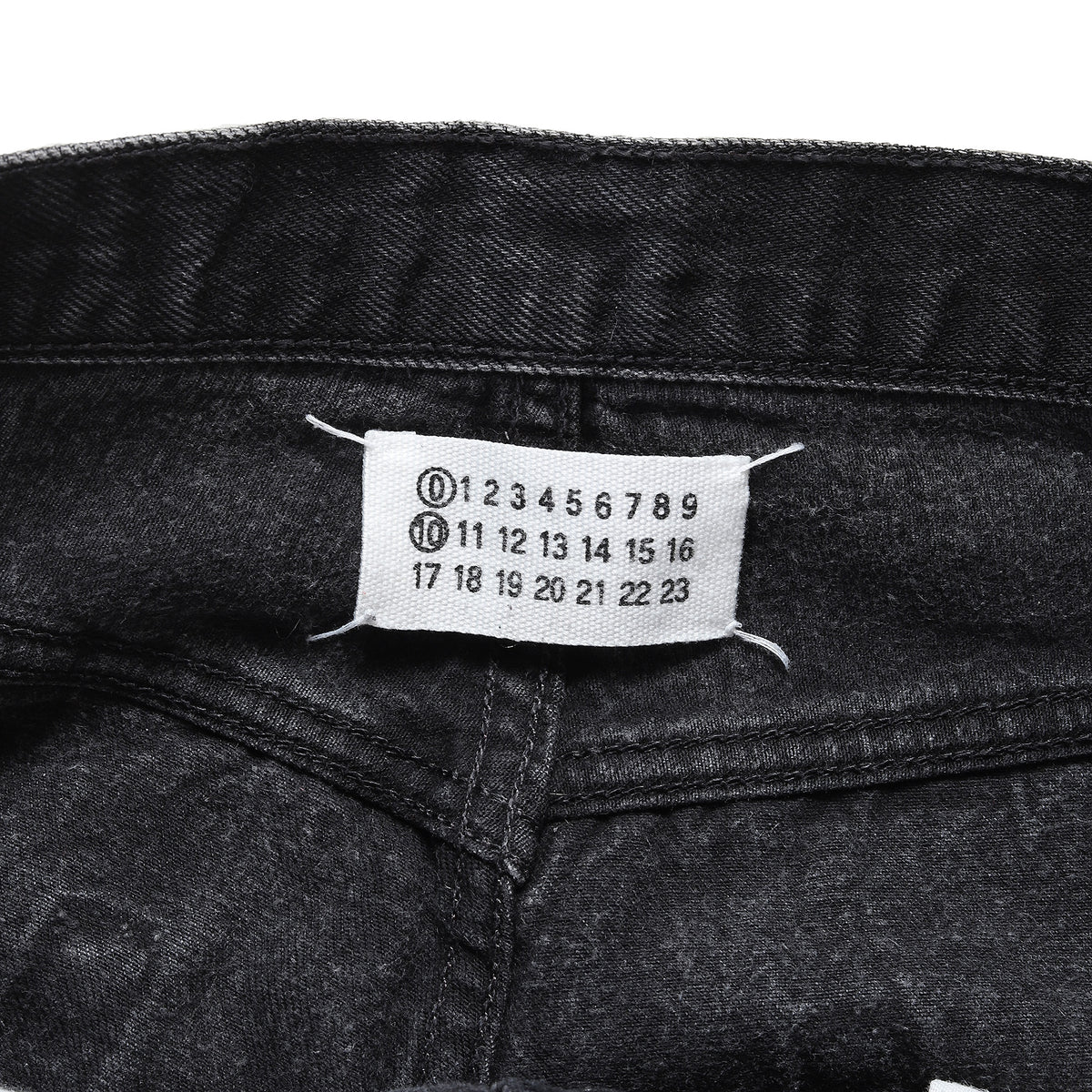 Maison Martin Margiela 2000s Artisanal Reconstructed Leather Patch Denim
