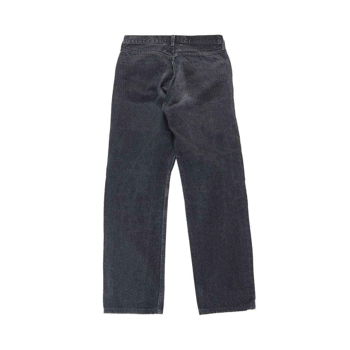 Maison Martin Margiela 2000s Artisanal Reconstructed Leather Patch Denim