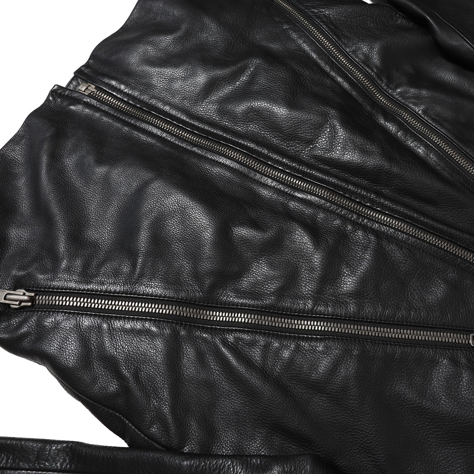 Maison Martin Margiela SS08 5-Zip Leather Jacker