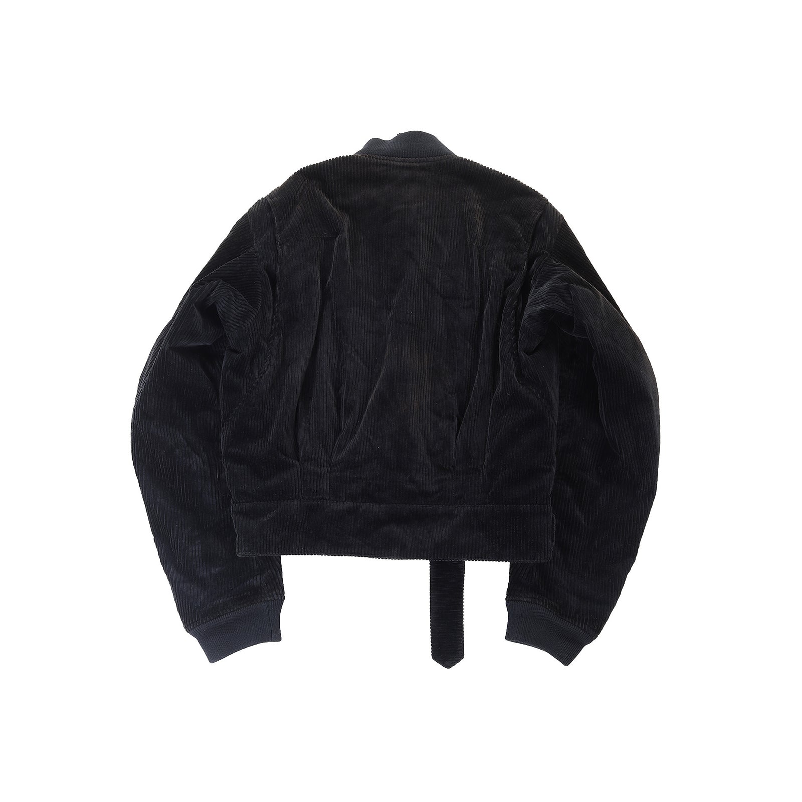 Haider Ackermann FW2015 Black Corduroy Bomber
