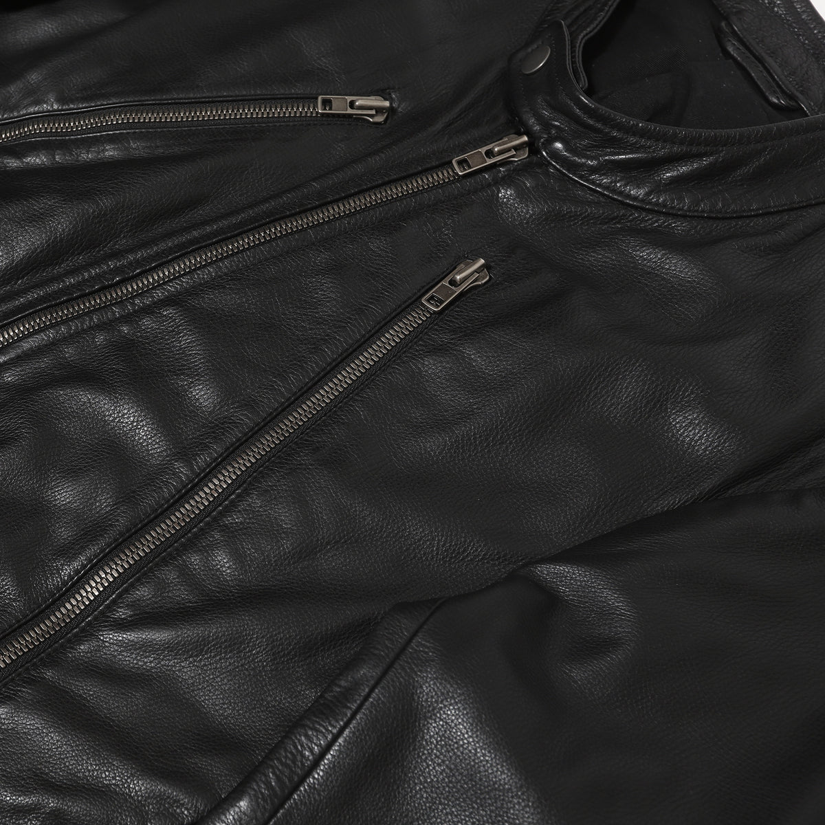 Maison Martin Margiela SS08 5-Zip Leather Jacker