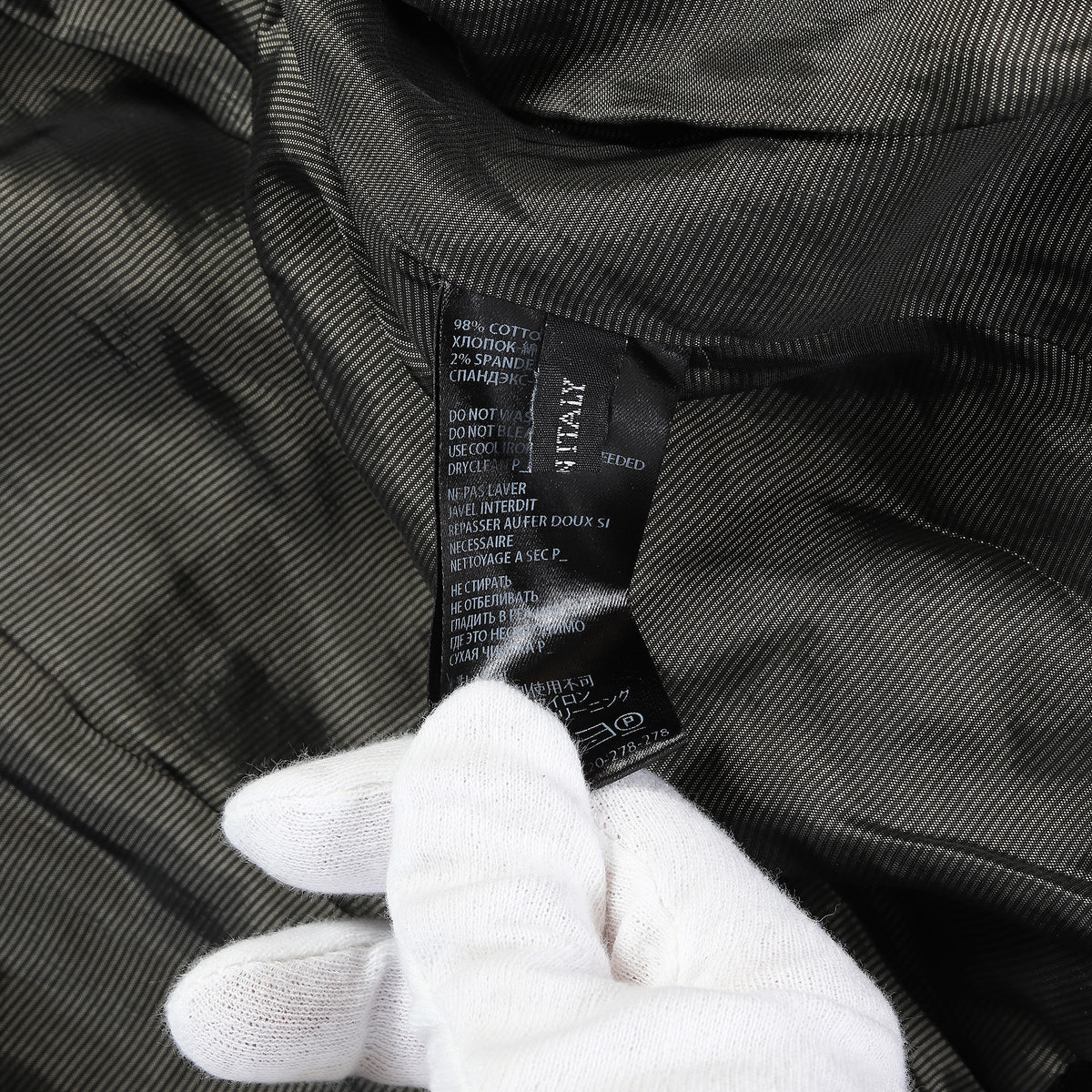 Haider Ackermann FW2015 Black Corduroy Bomber