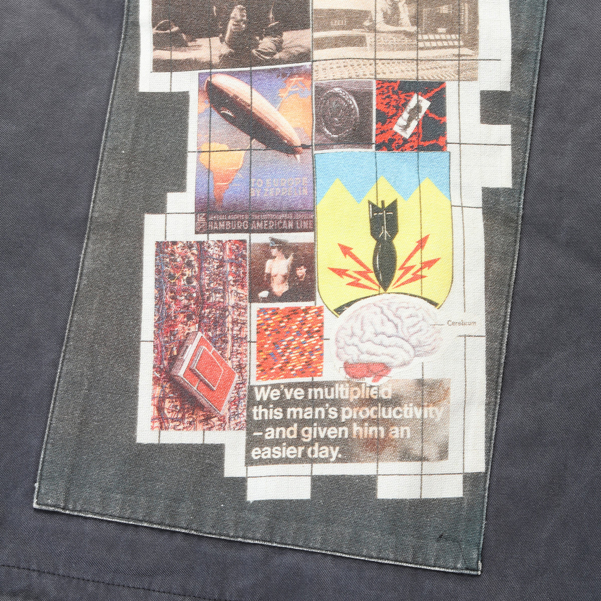 Raf Simons AW2003 Peter Saville Closer Patch Parka