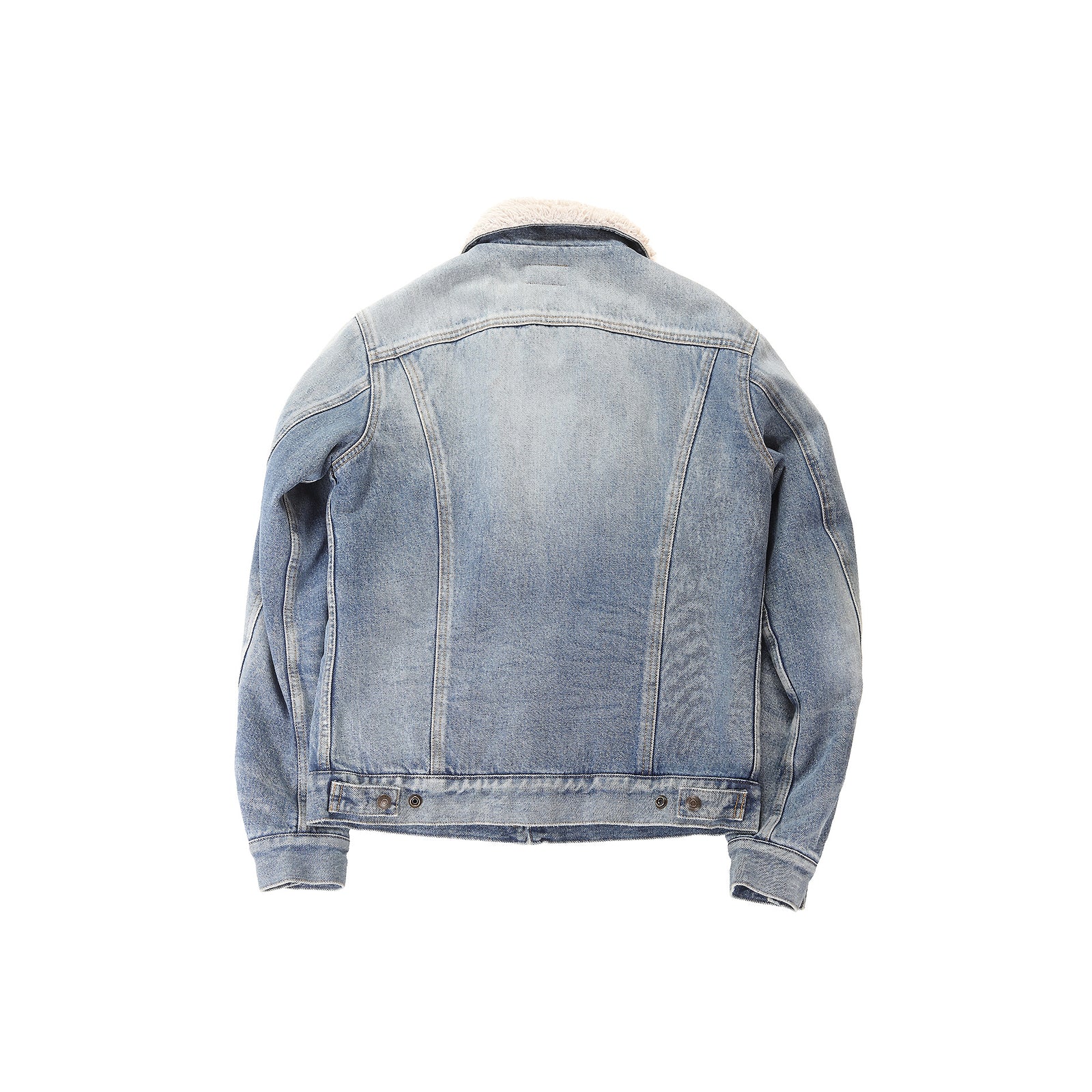 Saint Laurent Paris FW2016 Shearling Denim Jacket