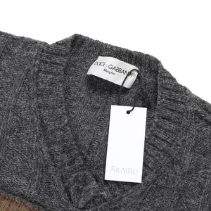 Dolce & Gabbana FW1994 Patchwork Knit Sweater