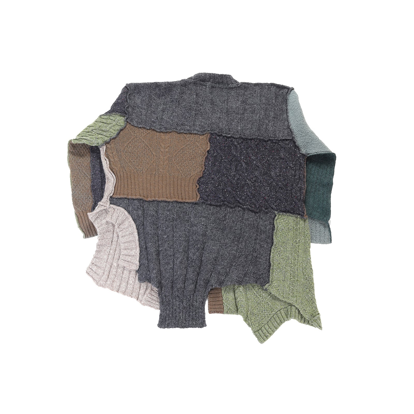 Dolce & Gabbana FW1994 Patchwork Knit Sweater