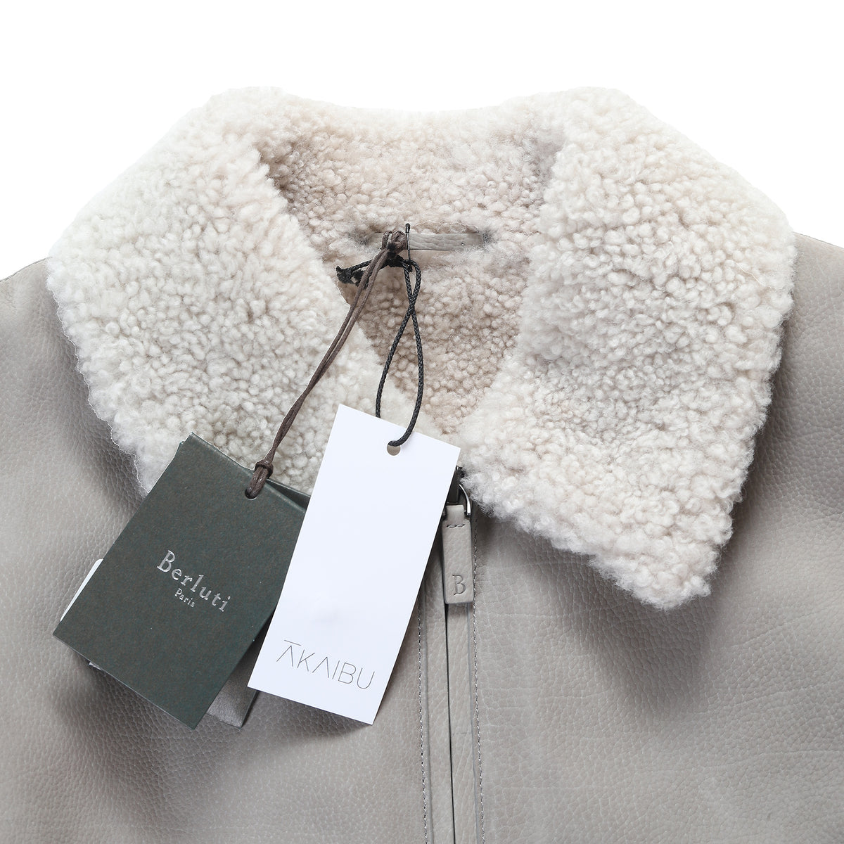 Berluti FW2018 by Haider Ackermann Nubuk Shearling Jacket