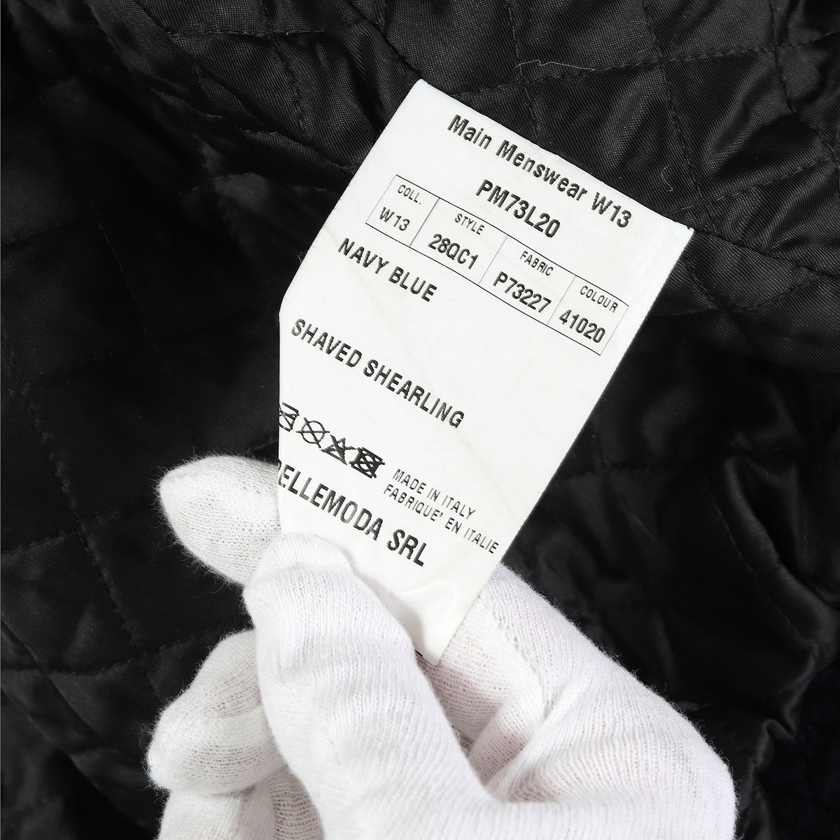Burberry Prorsum FW13 Sample Shaved Shearling Bomber Jacket