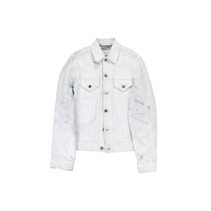 Maison Martin Margiela 1999 Artisanal White Painted Denim Jacket