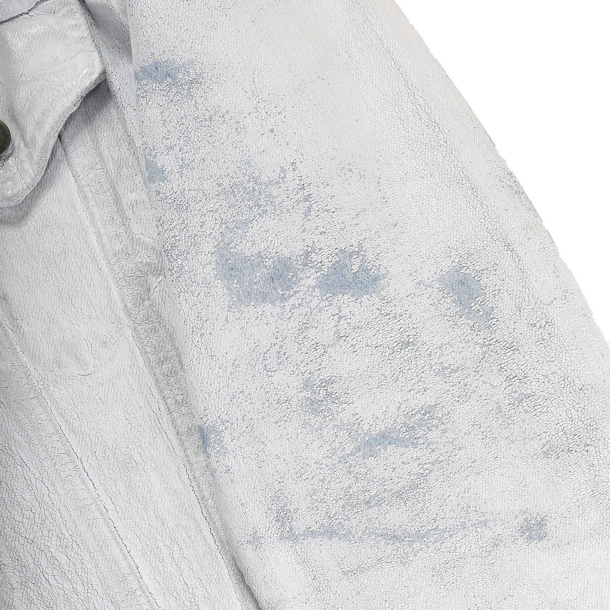 Maison Martin Margiela 1999 Artisanal White Painted Denim Jacket