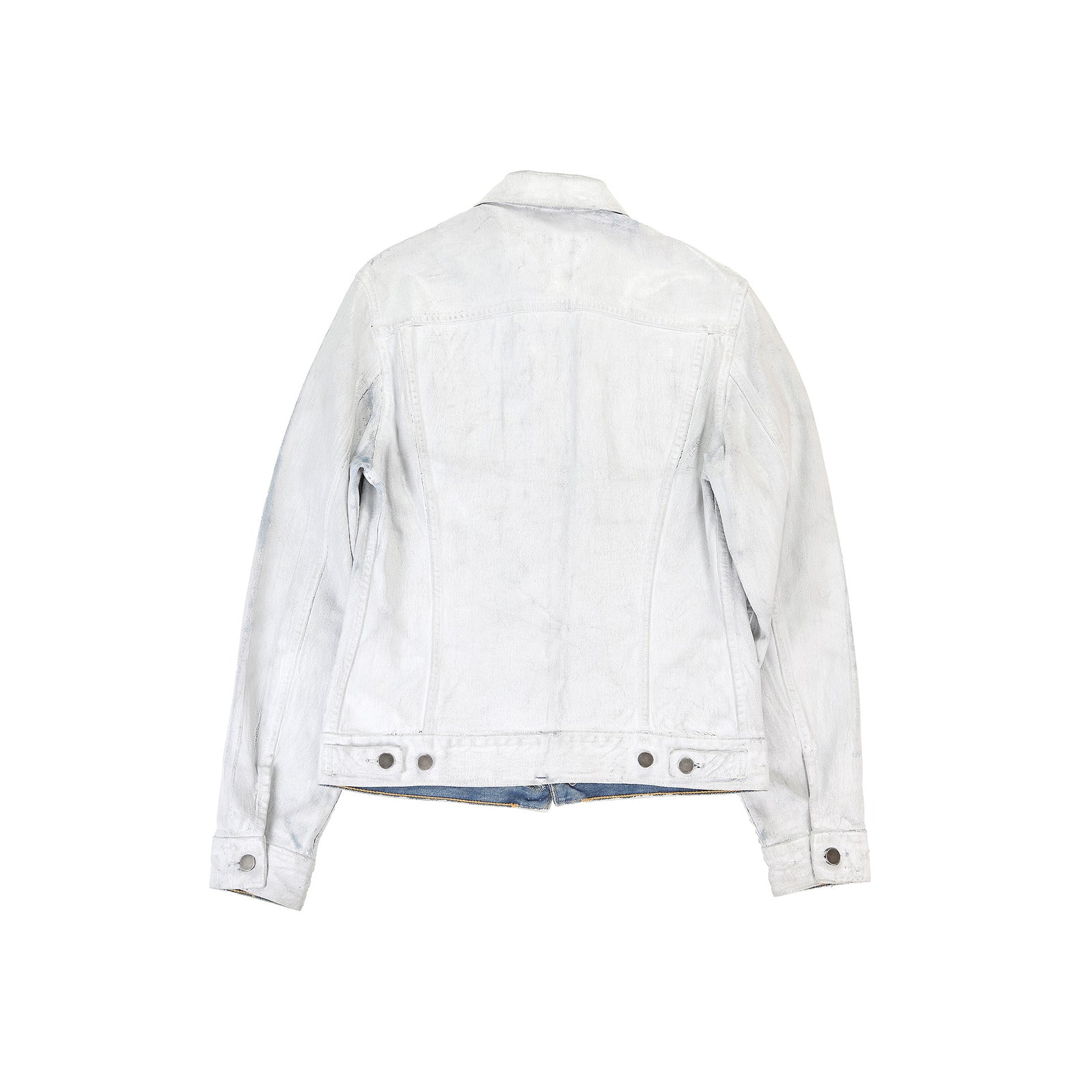 Maison Martin Margiela 1999 Artisanal White Painted Denim Jacket