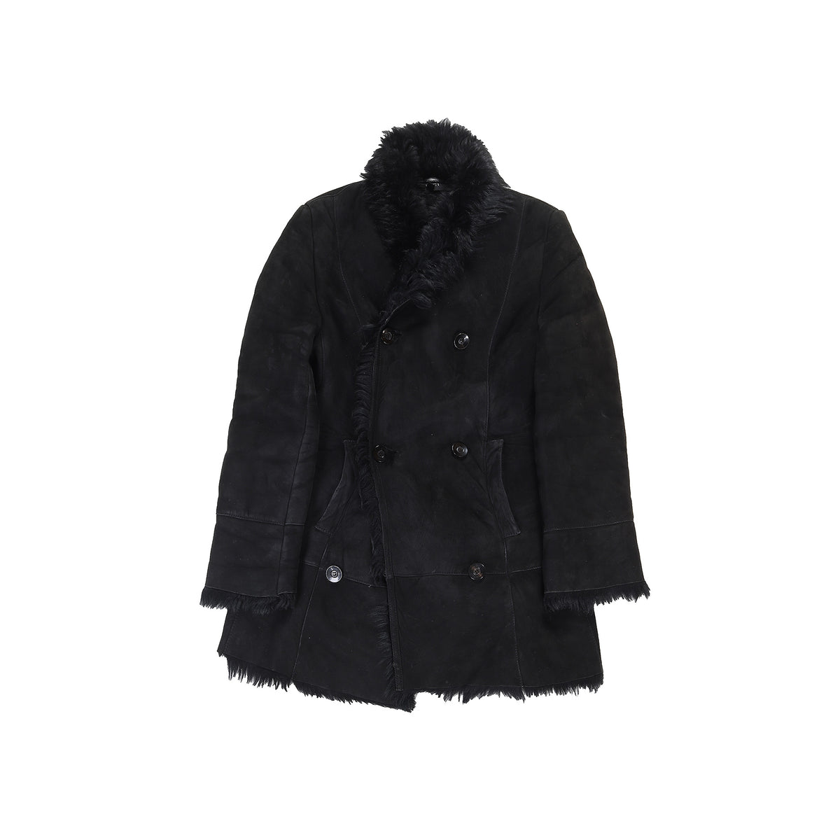 Gucci 90s by Tom Ford Shearling Fur Coat