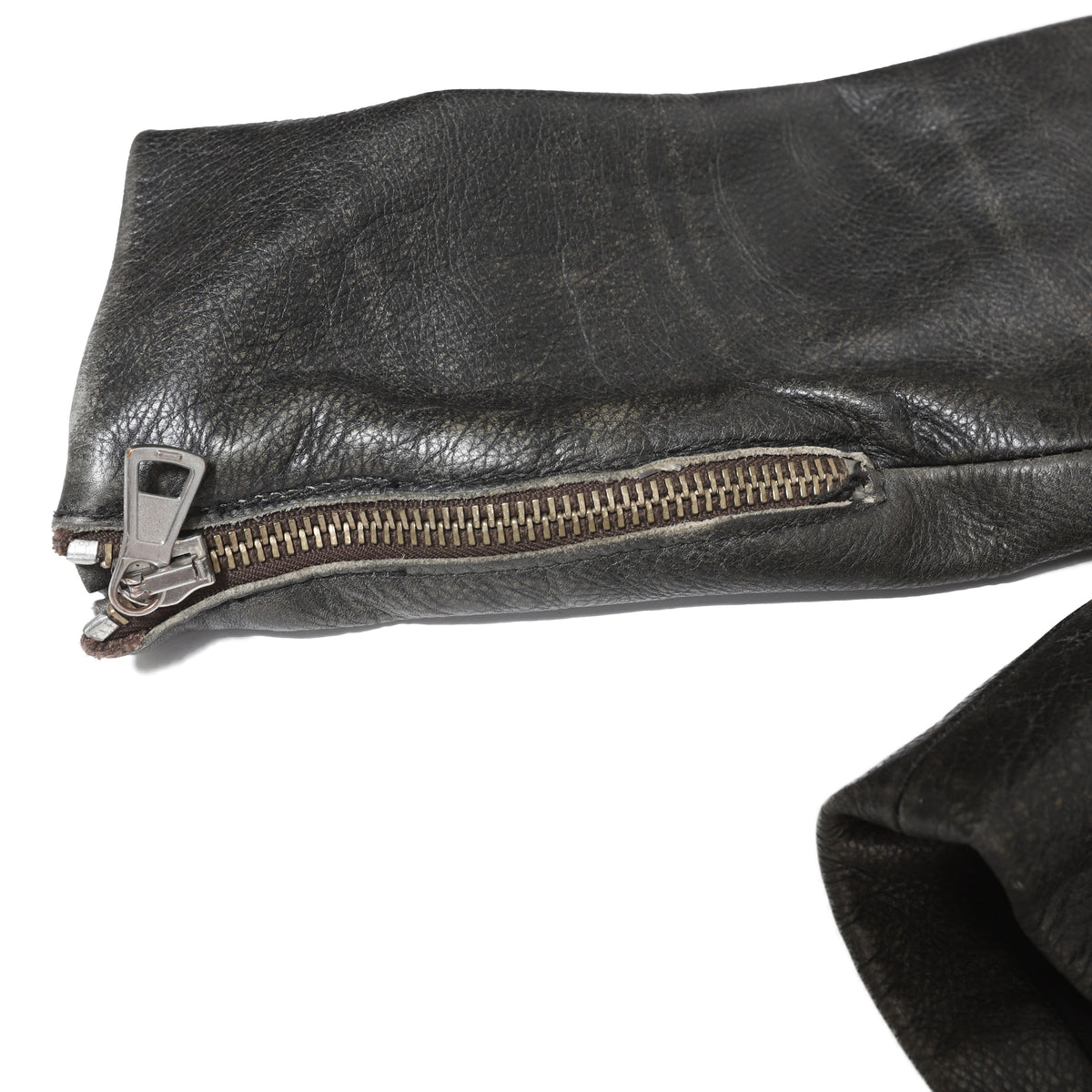 Maison Martin Margiela SS02 5-Zip Distressed Leather Jacket