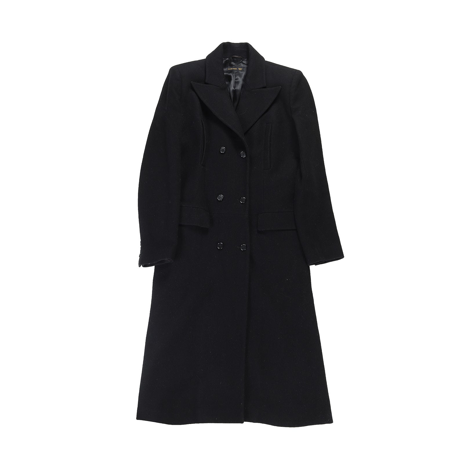 Alexander McQueen 90s Double Breasted Wool Coat