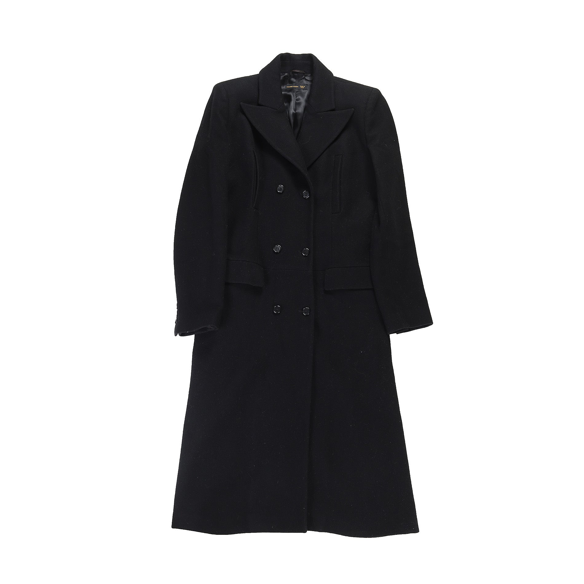 Alexander McQueen 90s Double Breasted Wool Coat - Ākaibu Store