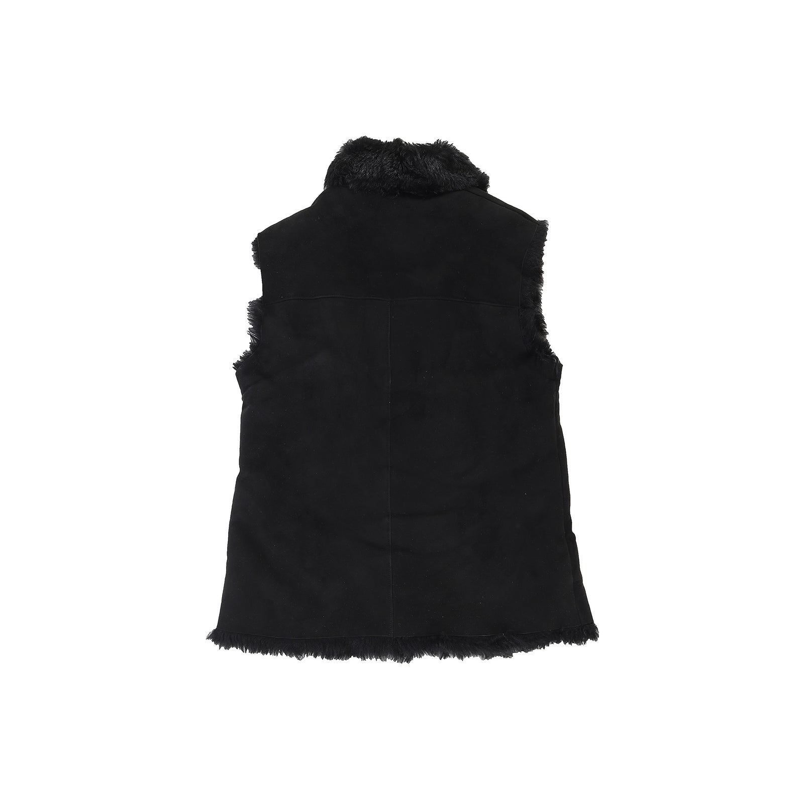 Helmut Lang FW00 Runway Black Fur Vest