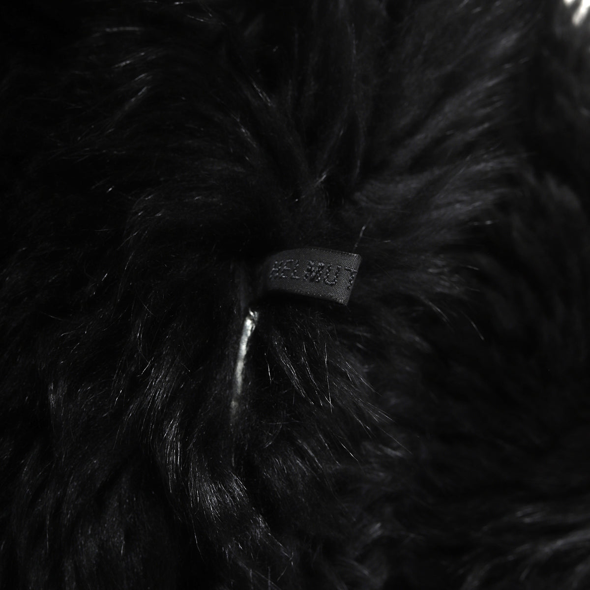 Helmut Lang FW00 Runway Black Fur Vest