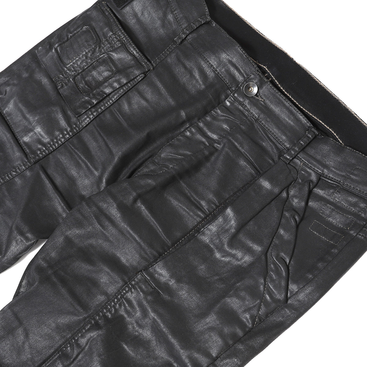 Rick Owens DRKSHDW FW15 Waxed Memphis Pants
