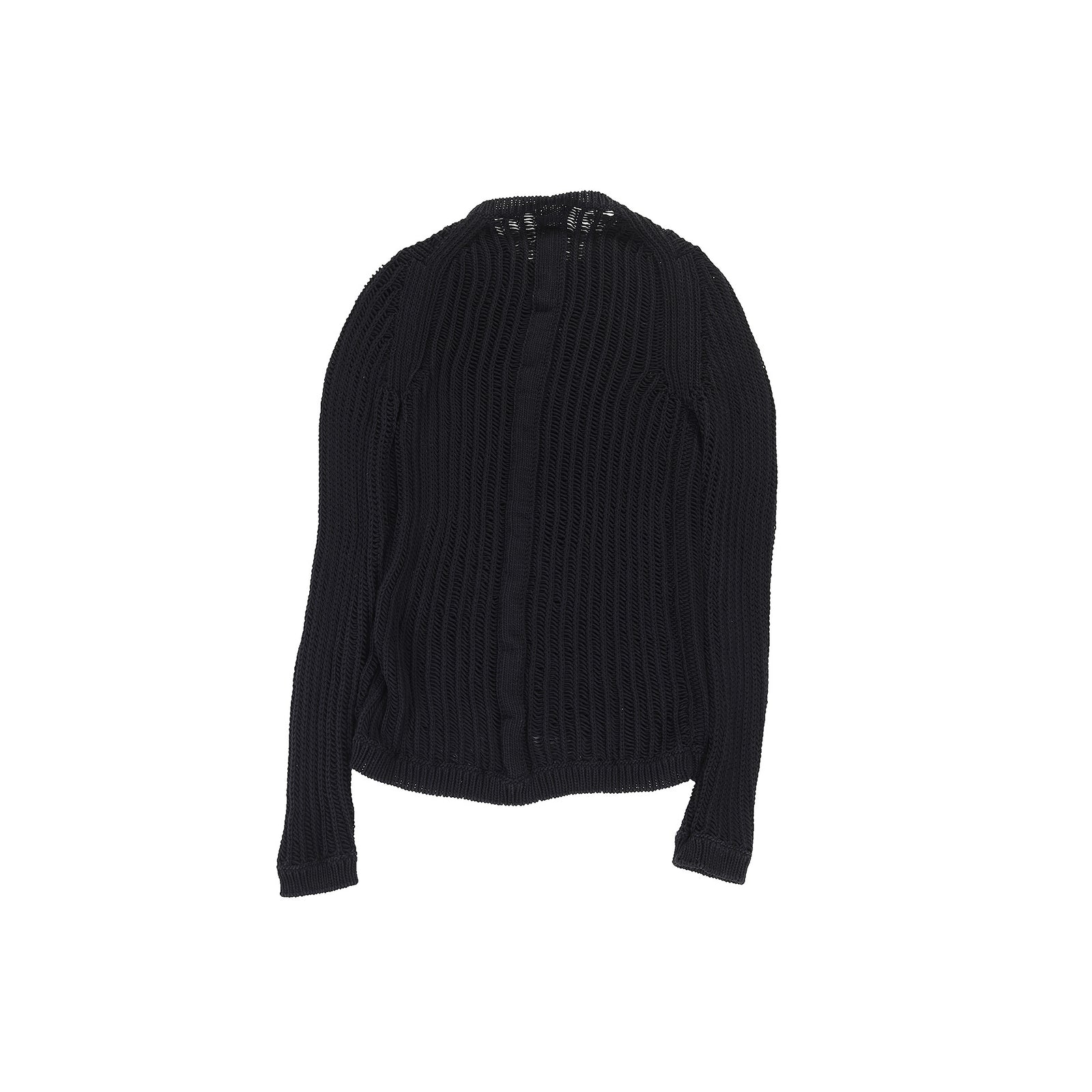 Rick Owens SS16 Cyclops Structured Glitter Knit Sweater