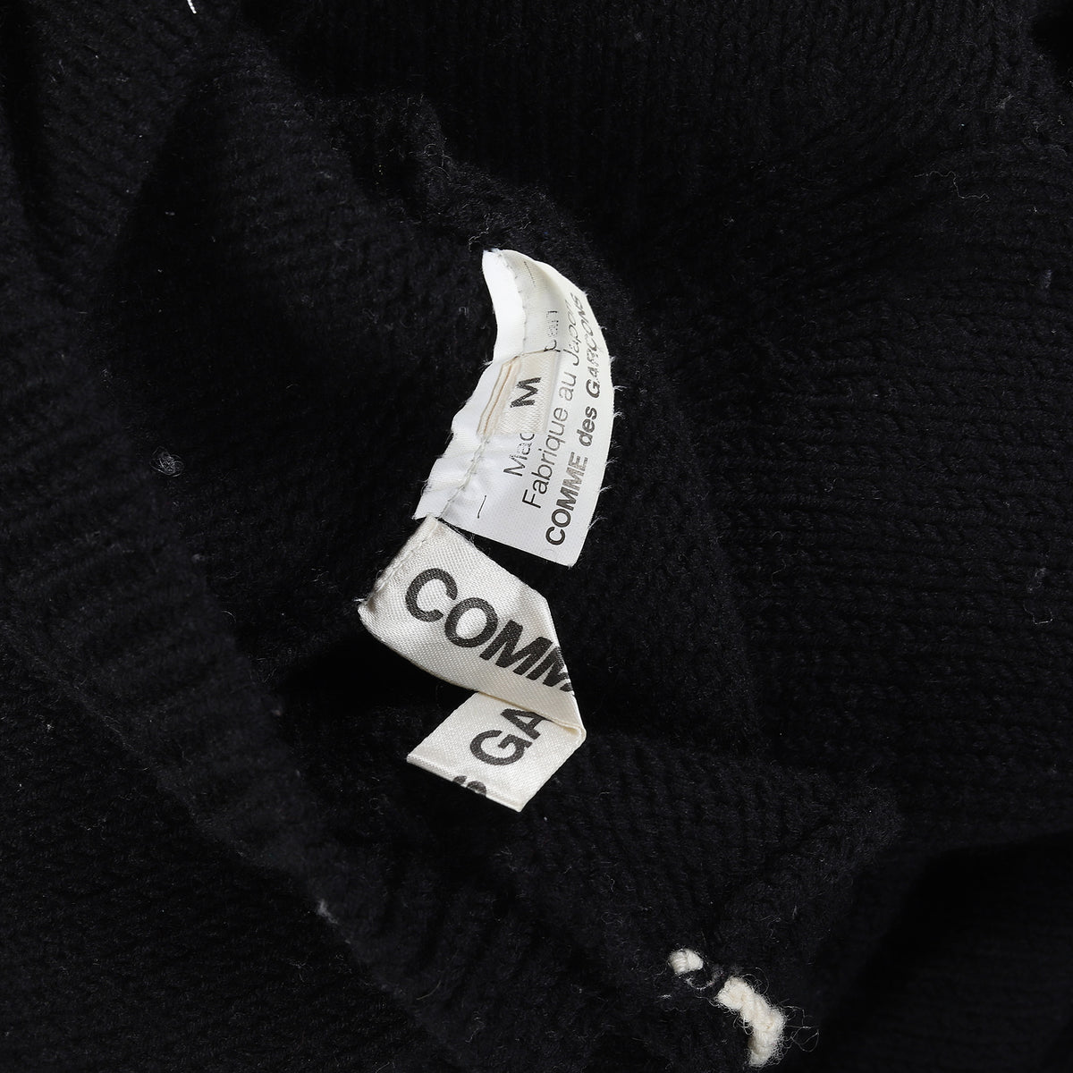 Comme Des Garcons Vintage Laced Wool Knit Sweater