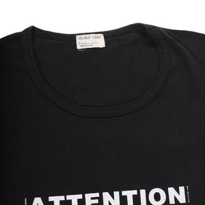 Helmut Lang 1997 Attention Promo T-Shirt