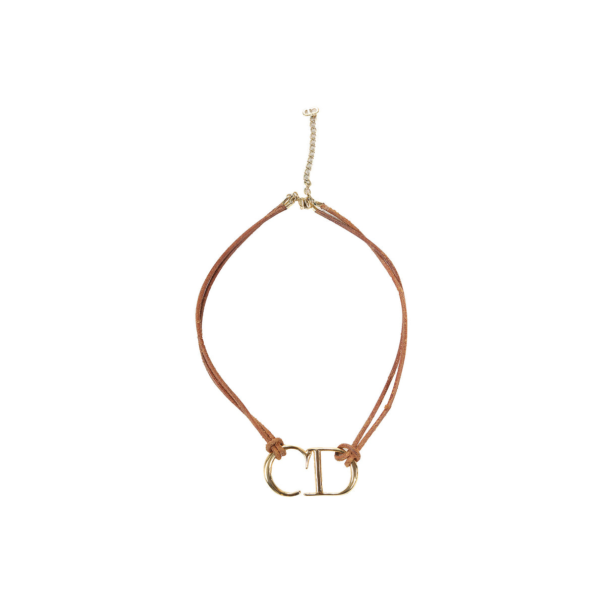 Christian Dior by John Galliano 2000s CD Logo Choker