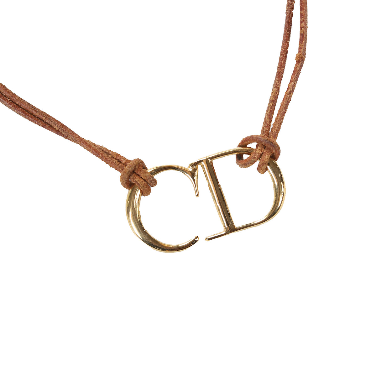 Christian Dior by John Galliano 2000s CD Logo Choker