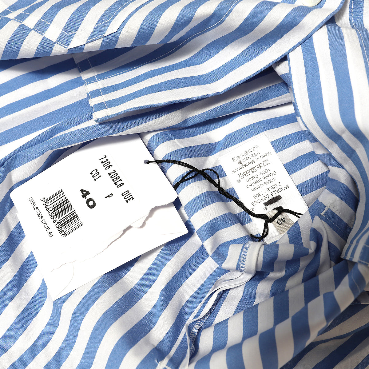 Celine by Phoebe Philo Oversized Striped Shirt