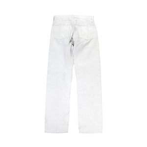 Maison Martin Margiela 1999 Artisanal White Painted Denim Pants