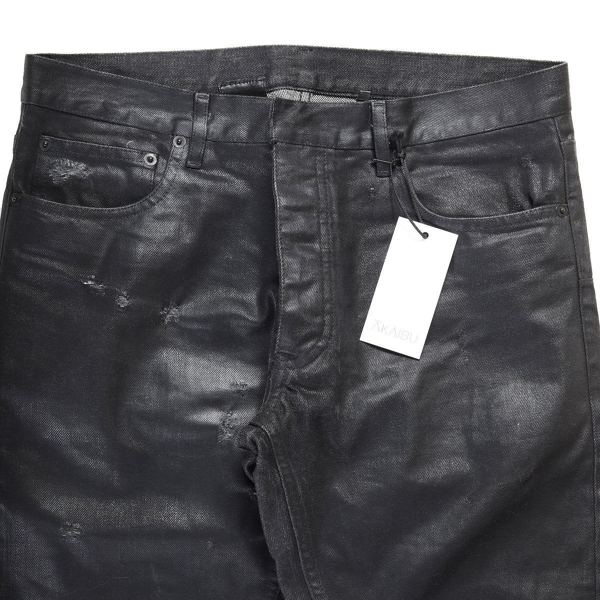 Dior Homme SS04 Strip Waxed Destroyed Denim