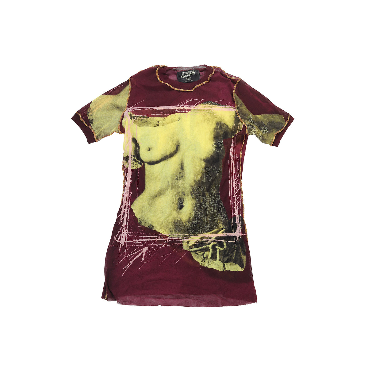 Jean Paul Gaultier SS99 Venus De Milo Mesh Top