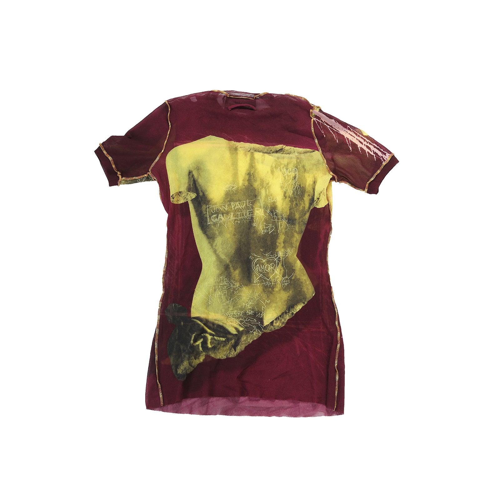 Jean Paul Gaultier SS99 Venus De Milo Mesh Top