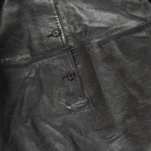 Helmut Lang 90s Leather Tunic Dress