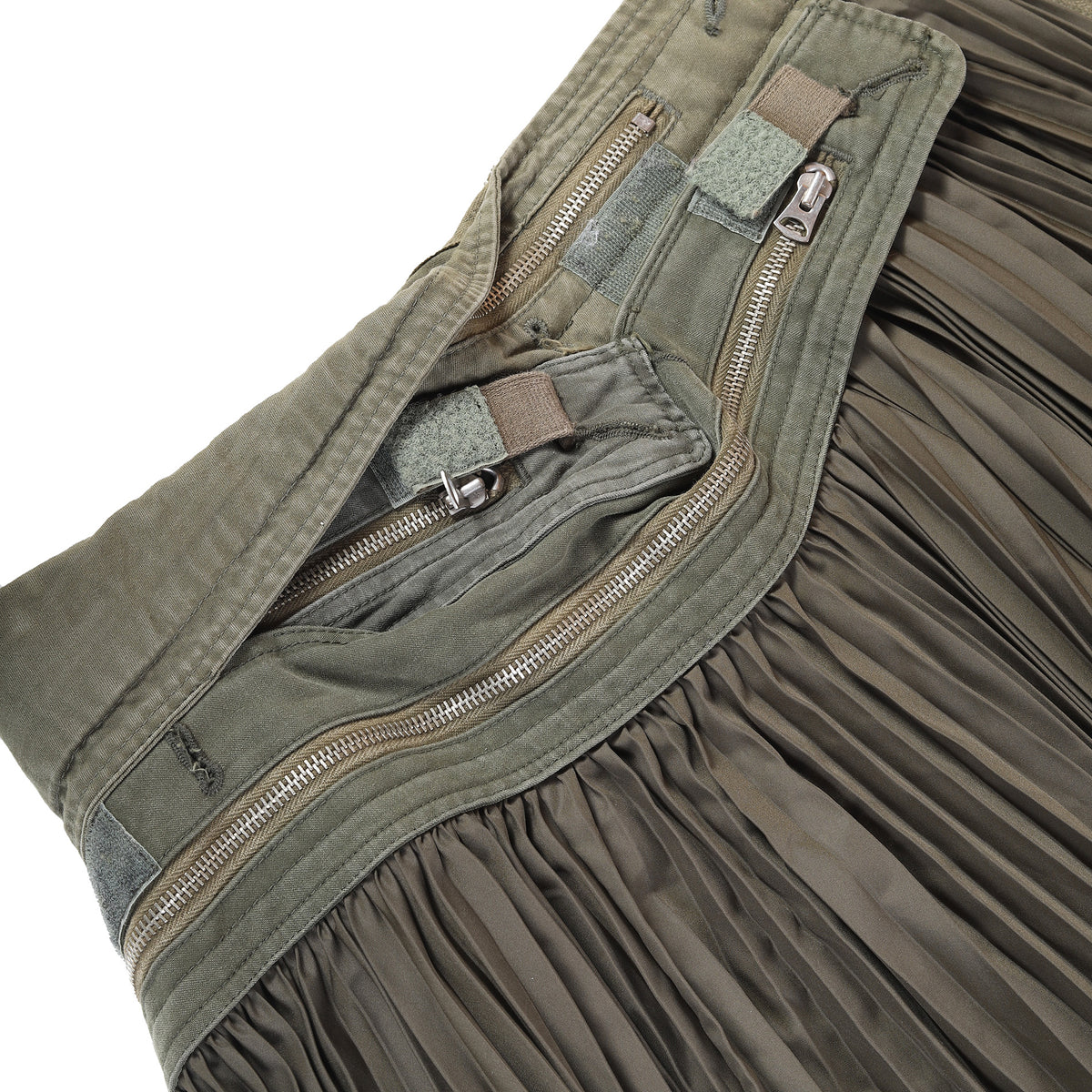 Junya Watanabe SS06 Reconstructed Pleated Military Skirt
