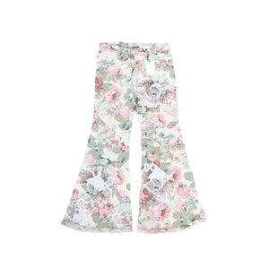Junya Watanabe SS02 Floral Patchwork Flared Pants