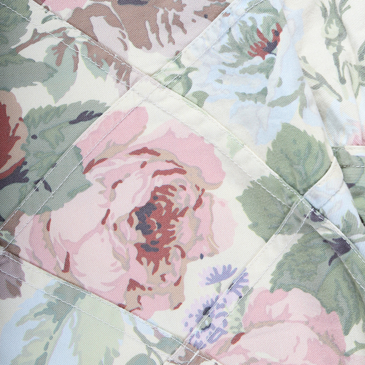Junya Watanabe SS02 Floral Patchwork Flared Pants