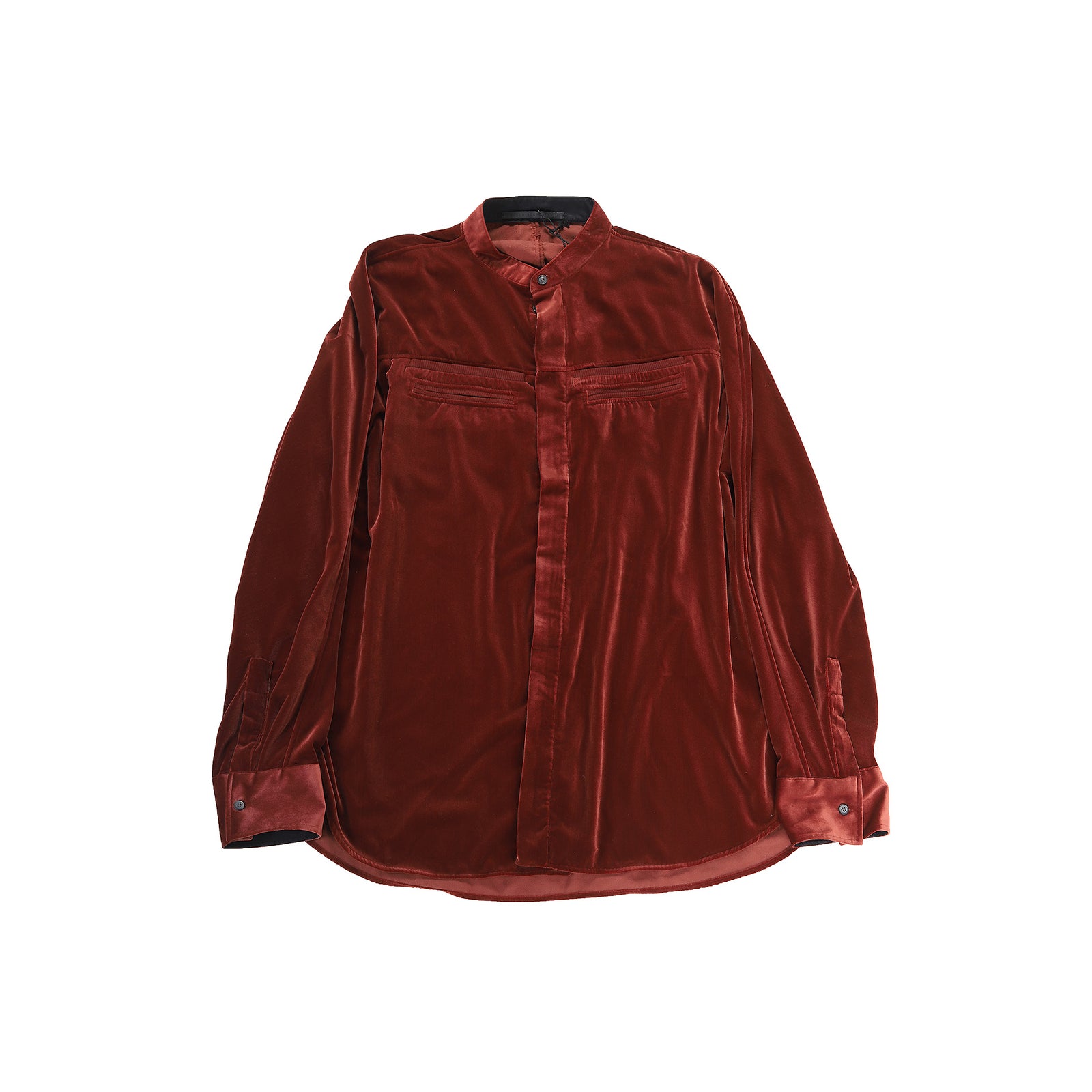 Haider Ackermann FW2015 Velvet Shirt