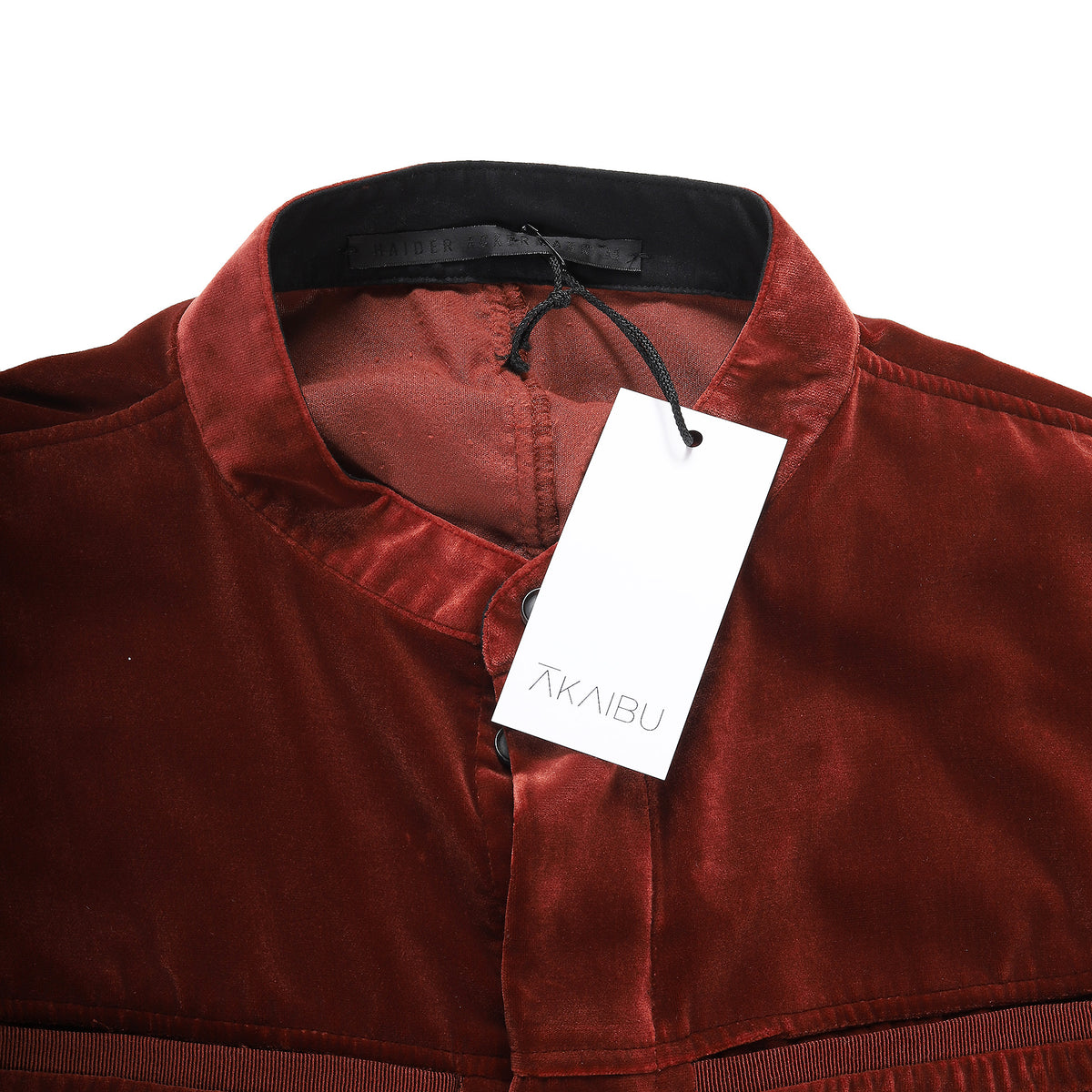 Haider Ackermann FW2015 Velvet Shirt
