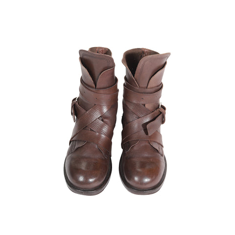 Dirk Bikkembergs 90s Strap Buckle Leather Boots