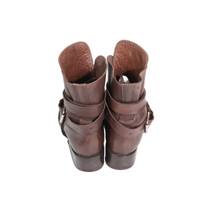 Dirk Bikkembergs 90s Strap Buckle Leather Boots