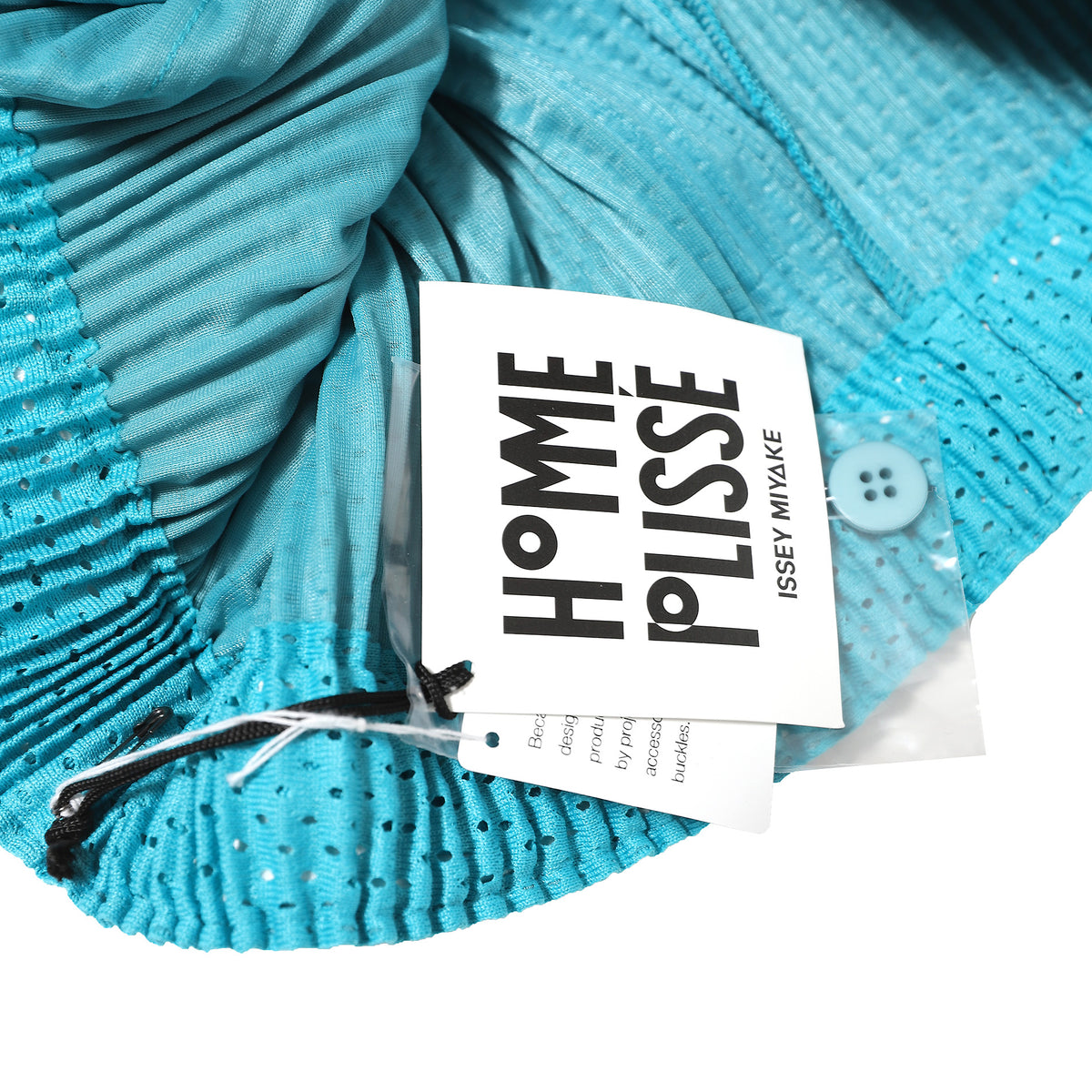 Issey Miyake Homme Plisse Teal Pleated Shorts