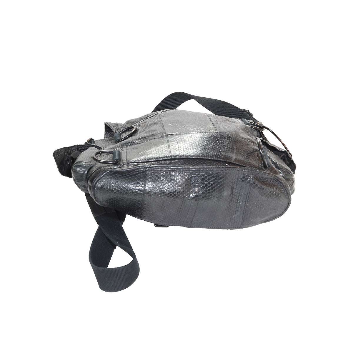 Helmut Lang SS04 Watersnake Crossbody Bag & Handcuff Bracelet Set