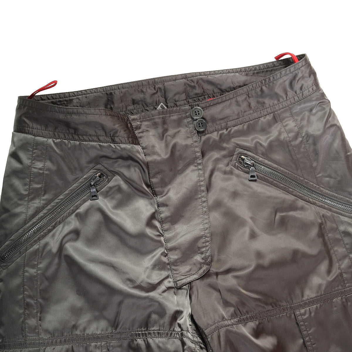 Prada 2000 Metallic Flight Cargo Pants