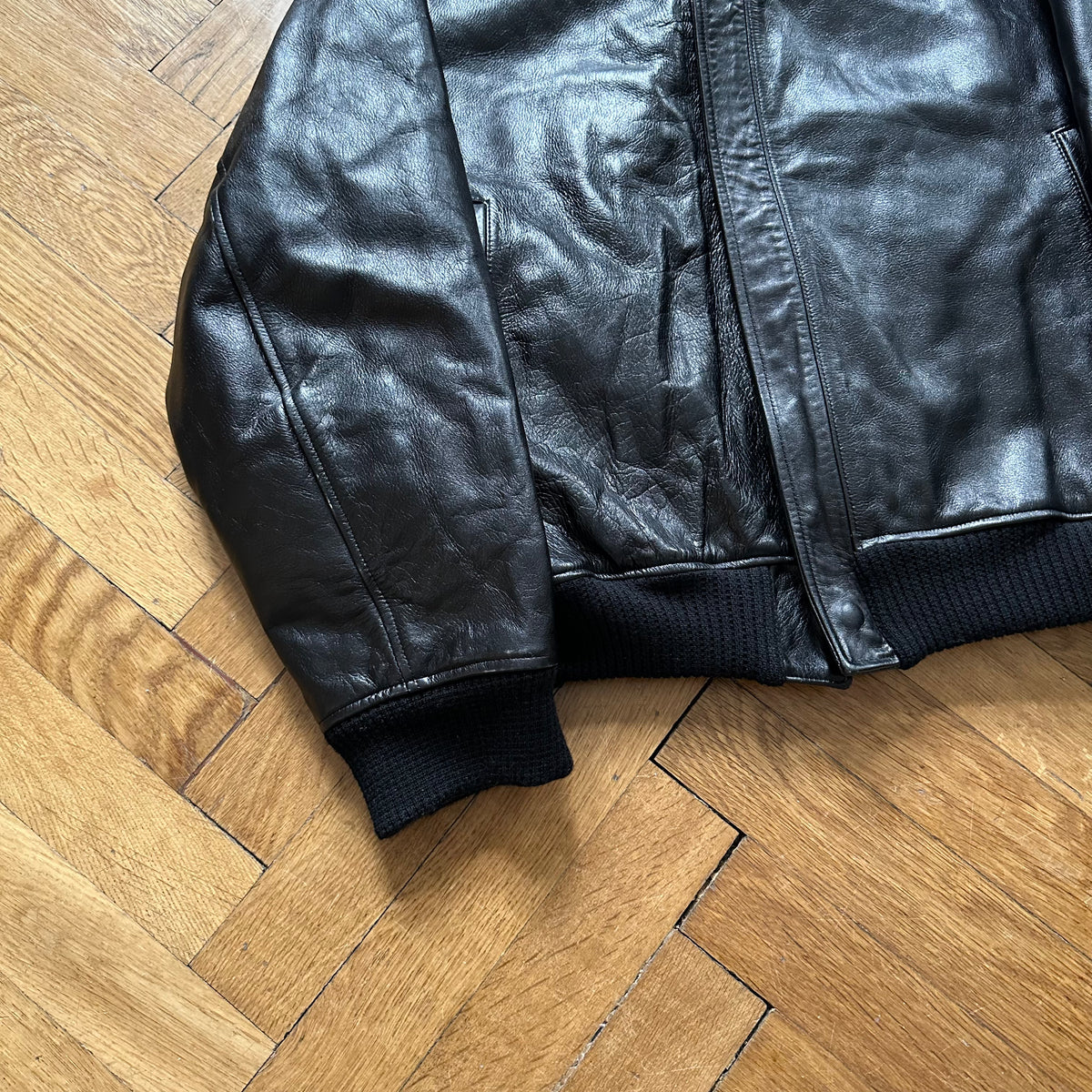 Yohji Yamamoto Pour Homme FW91 The Men "Go Yohji Go" Leather Bomber