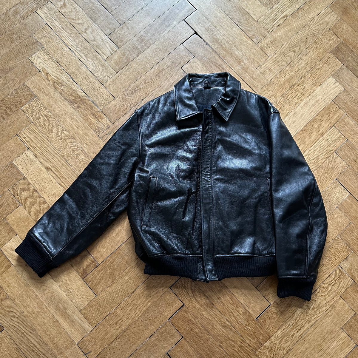 Yohji Yamamoto Pour Homme FW91 The Men "Go Yohji Go" Leather Bomber