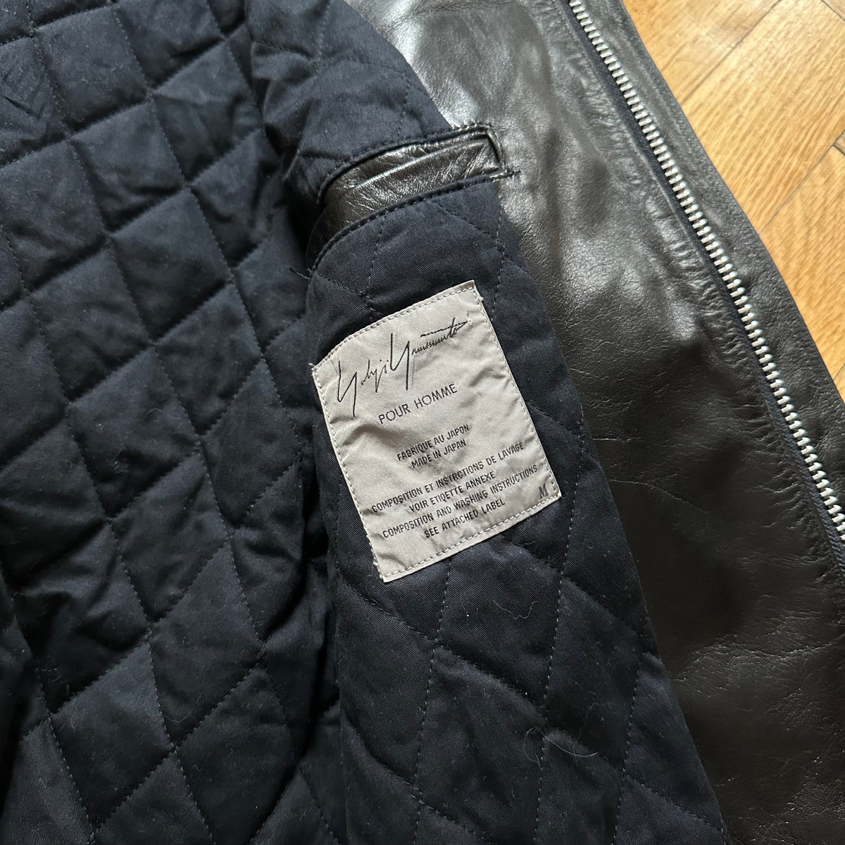 Yohji Yamamoto Pour Homme FW91 The Men "Go Yohji Go" Leather Bomber