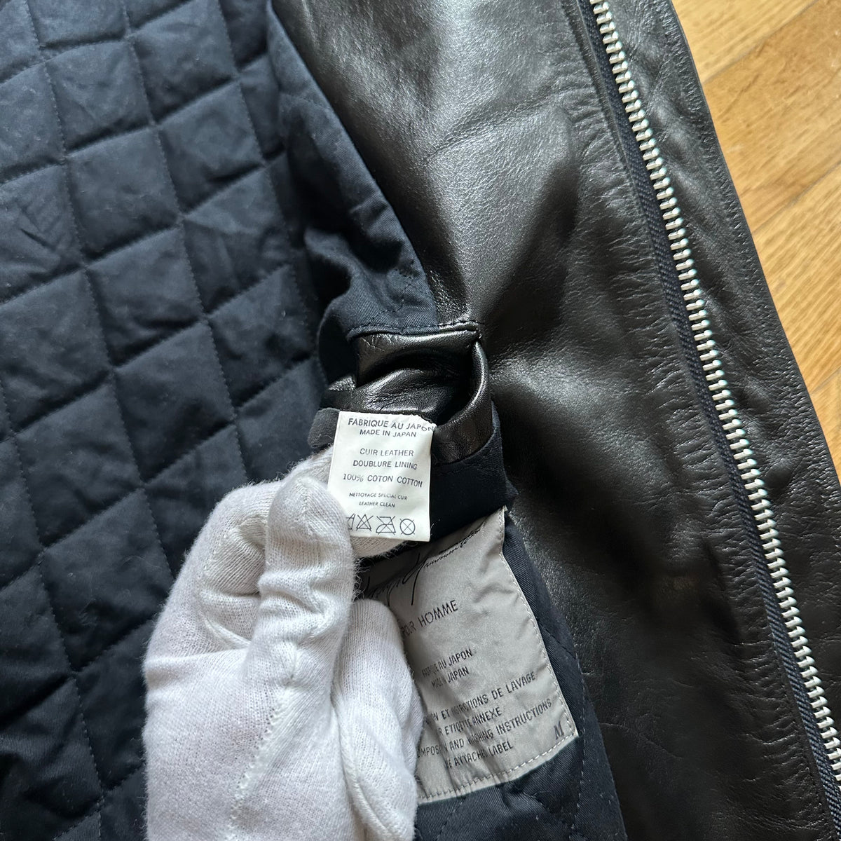 Yohji Yamamoto Pour Homme FW91 The Men "Go Yohji Go" Leather Bomber