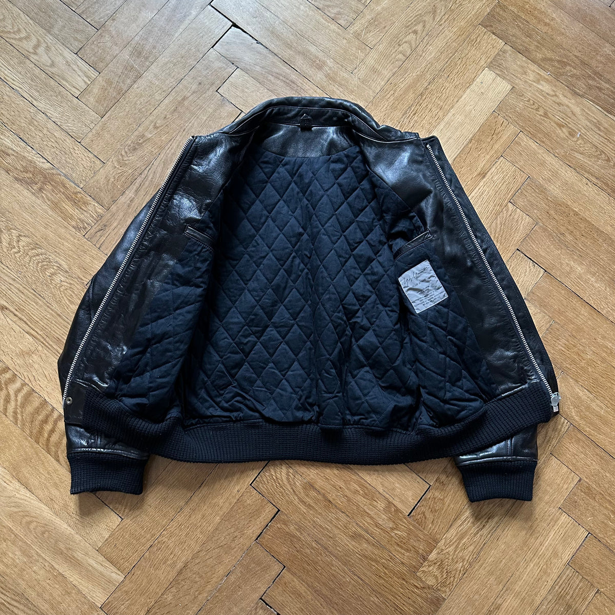 Yohji Yamamoto Pour Homme FW91 The Men "Go Yohji Go" Leather Bomber